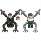 Black and White Doctor Octopus Minifigures Lego Compatible Super Heroes Sets