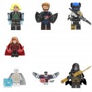 Avengers 3 Railway Station Great War Minifigures Lego Compatible Super Heroes Set