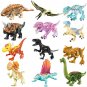 Anky losauru Indominus Rex Carnotaurus Minifigures Lego Compatible Jurassic World Dinosaur