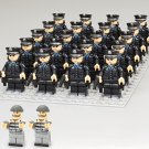 20pcs Police Sergeant Prisoner Minifigures Lego Compatible City Sets
