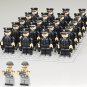 20pcs Police Sergeant Prisoner Minifigures Lego Compatible City Sets