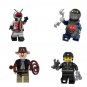 Bad Cop Robo SWAT chase Indiana Jones Minifigures Lego Compatible Movie Sets