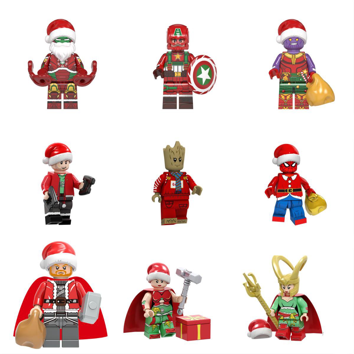 The Avengers 2022 Toys for Christmas Minifigures Lego Compatible ...