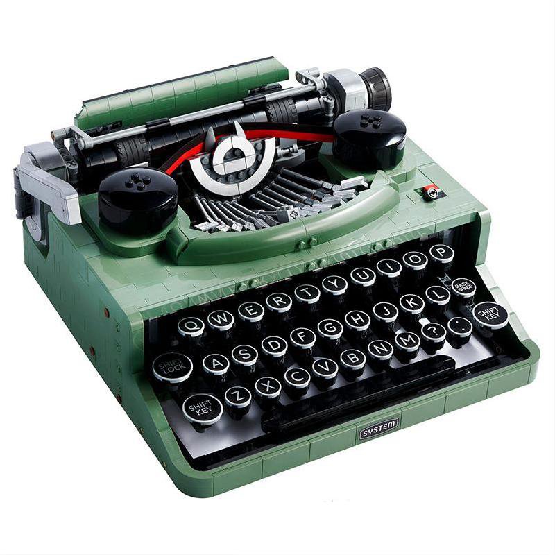 Typewriter Old-fashioned typewriter Minifigures Typewriter 2021
