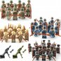 Soviet America army VS German Italy Army Minifigures Lego Compatible WW2 Military Set