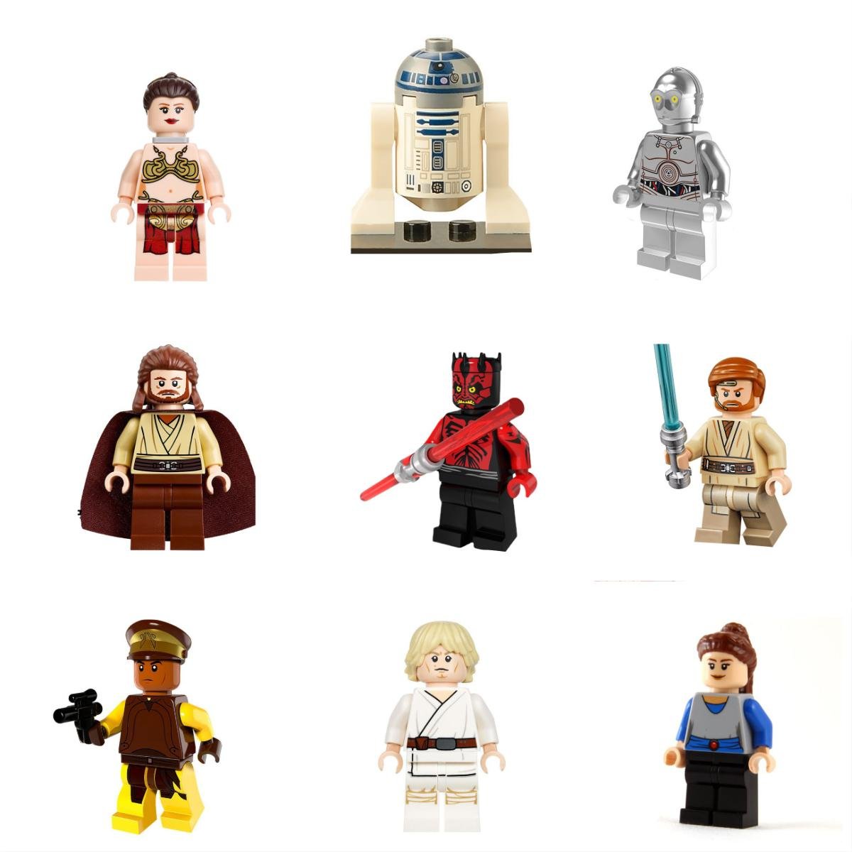 Padme Amidala Queen Apailana Captain Panaka Minifigures Lego Compatible Star Wars Episode 3 Set