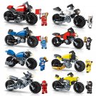 8pcs Dirt Bike Motorcyclist Minifigures Lego Compatible Sport Set