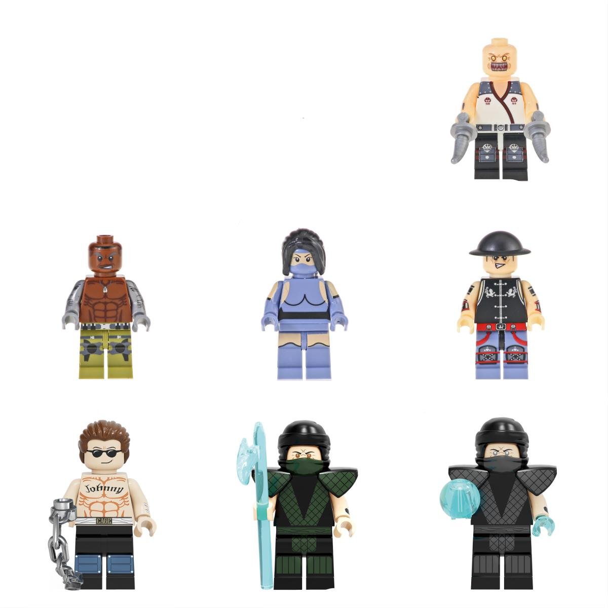Mortal Kombat 2022 Characters Minifigures Lego Compatible Game Set