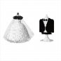 Wedding Dress Man Wedding tux Minifigures Lego Compatible Wedding gift Set