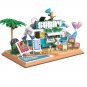American Hawaii Beach Shop Minifigures Lego Compatible City Set