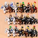 China Three Kingdoms character Knight Minifigures Lego Compatible Medieval Knight Set