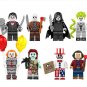 Billy Beetlejuice Sally The Clown Pennywise Minifigures Lego Compatible New Halloween
