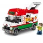 Pizza delivery truck Minifigures Lego Compatible City 2023