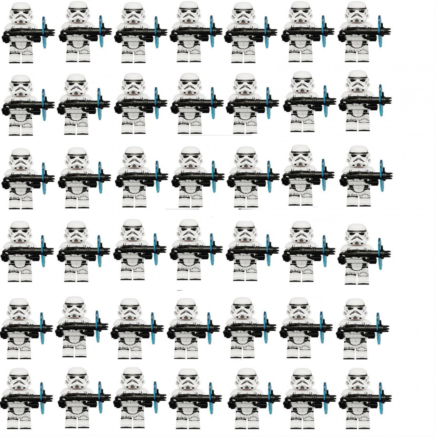 42pcs Ieavy Assault Trooper Minifigures Lego Compatible Star Wars Republic Commando Set