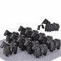 Middle Ages Heavy Armor War Horse Minifigures Lego Compatible Medieval Knights Set