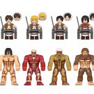 Colossal Titan Armored Titan Beastly Titan Minifigures Lego Compatible Attack On Titan Set