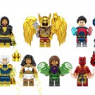 Sabbac Cyclone Isis Doctor Fate Hawkman Minifigures Lego Compatible Black Adam Set