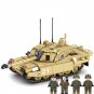 UK Challenger 2 Tank Soldier Minifigures Lego Compatible Military Tank Sets