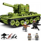 Soviet Union KV-2 Heavy Tank Minifigures Lego Compatible WW2 Tank Sets