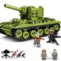 Soviet Union KV-2 Heavy Tank Minifigures Lego Compatible WW2 Tank Sets