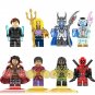 Wong Kaecilius Loki Sea King Deadpool Minifigures Lego Compatible Loki TV Set