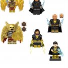 Black Adam and Hawkman Minifigures Compatible Lego Justice Society of America Set
