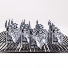Elf Heavy Silver armour Guard Soldier Minifigures Compatible Lego Lord of the Rings Set
