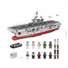 America-class amphibious assault ship Minifigures Compatible Lego Aircraft Carrier Sets
