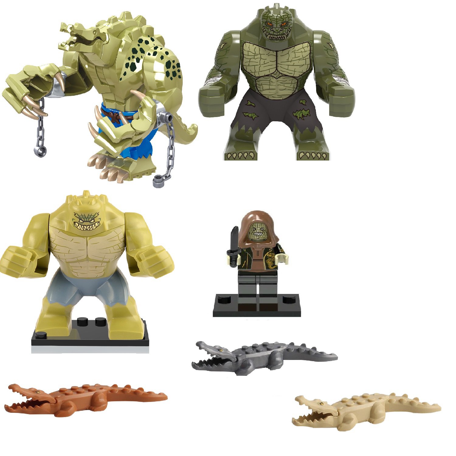 7 Best Killer Croc Minifigures Lego Compatible DC Superhero Set