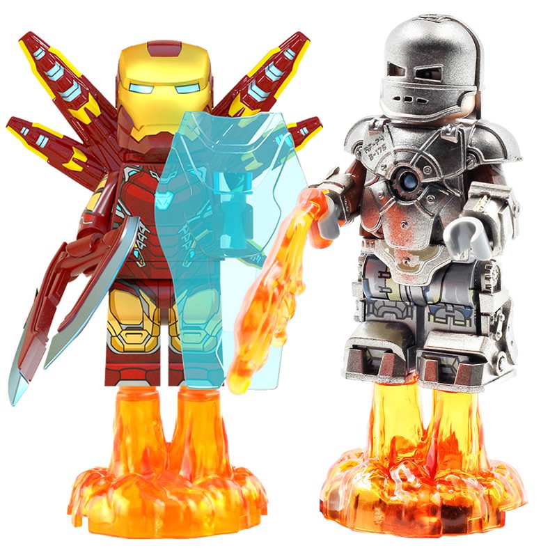 MK1 MK85 Iron Man Minifigures Lego Compatible Iron Man Set