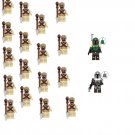 Tusken Raider VS Boba Fett Mandalorian Minifigures Compatible Lego The Book of Boba Fett Set