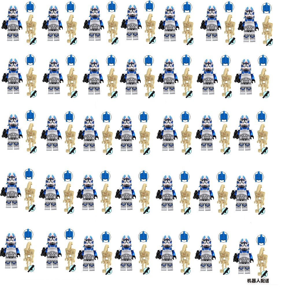 501st Legion Clone Jet Trooper Minifigures Compatible Lego Star Wars Battlefront &acirc;�&iexcl; Set