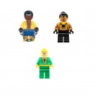 Power Man Iron Fist Spider-Woman Minifigures Compatible Lego New Avengers Set