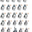 104th Battalion Wolfpack Squad Minifigures Compatible Lego Star Wars Sets