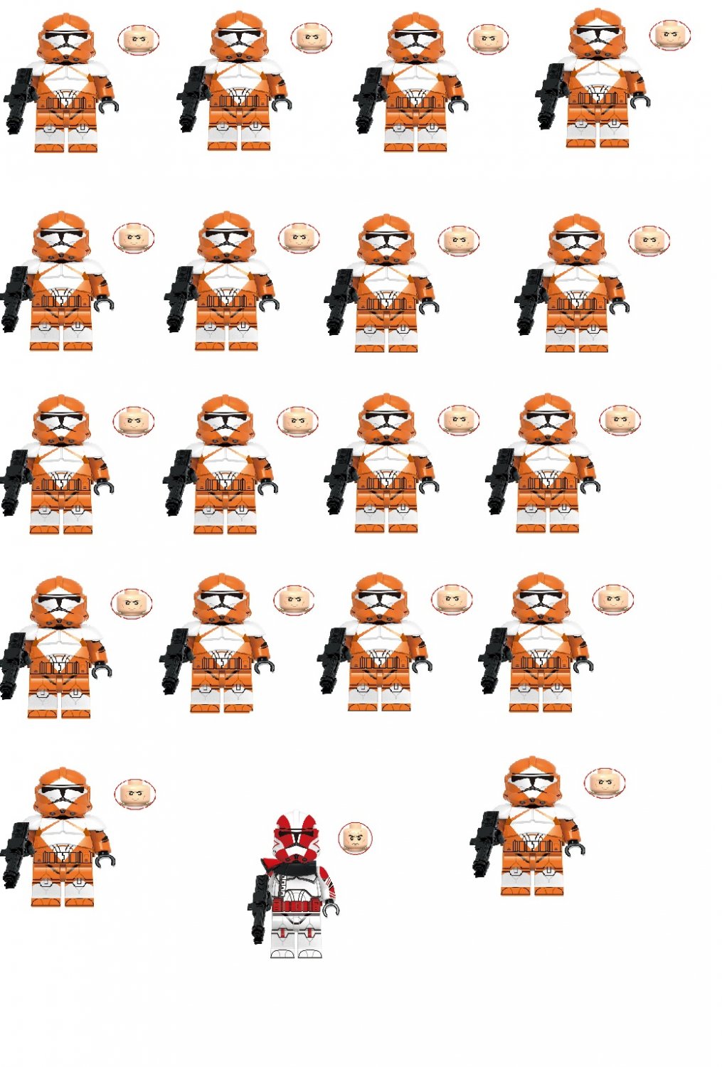 19 Best Captain Grey Bomb Squad Trooper Minifigures Compatible Lego Star Wars 2023