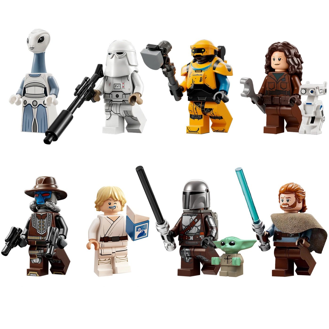 Taun We Droid NED-B Obi-Wan Kenobi Peli Motto Minifigures Compatible ...