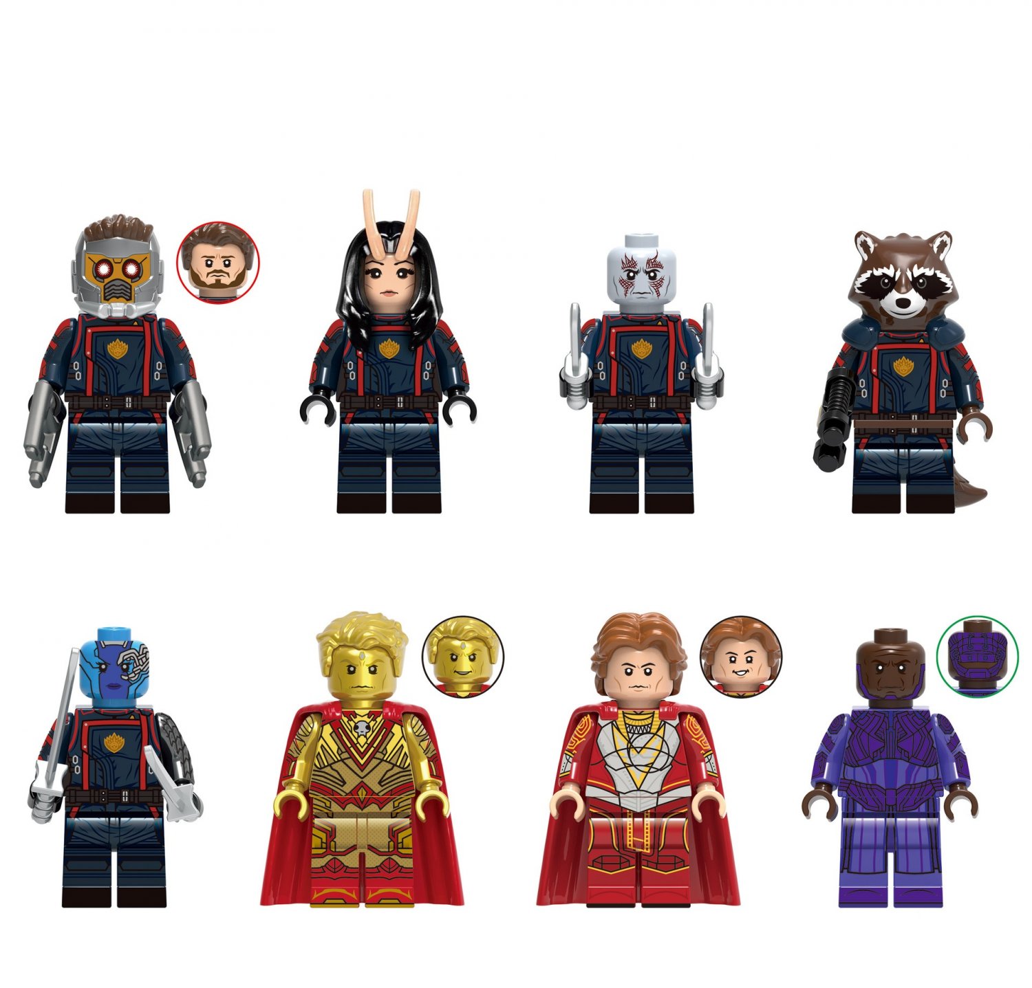 Guardians of the Galaxy Vol.3 Character Minifigures Compatible Lego ...