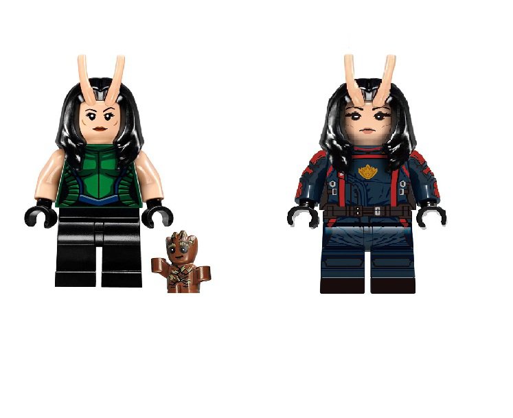 2pcs Mantis Minifigures Compatible Lego Guardians of the Galaxy Vol.3 Set