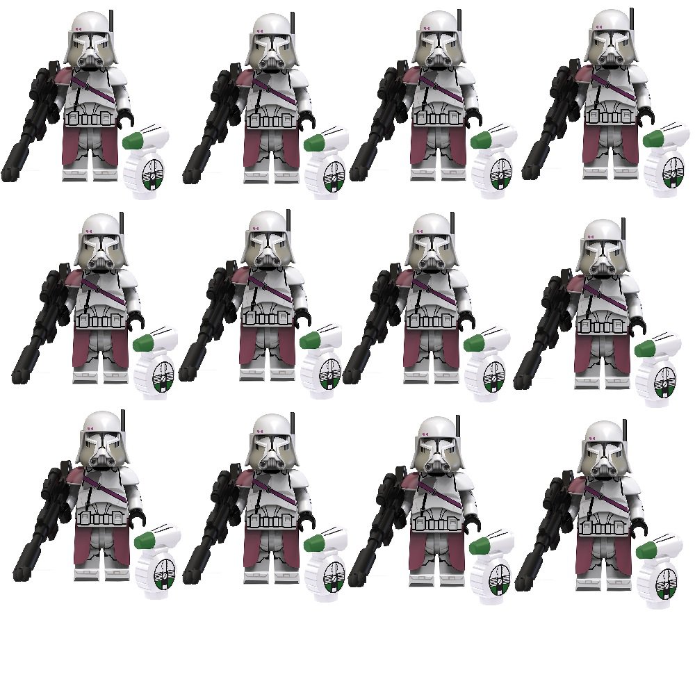12pcs Empire Mudtrooper Minifigures Compatible Lego Star Wars 2023