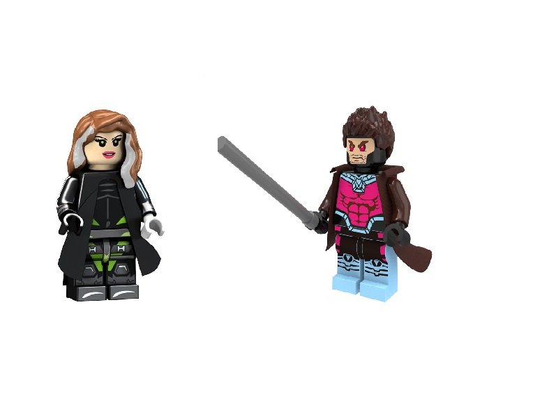 Rogue Gambit Minifigures Compatible Lego Super Heroes Set