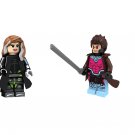 Rogue Gambit Minifigures Compatible Lego Super Heroes Set