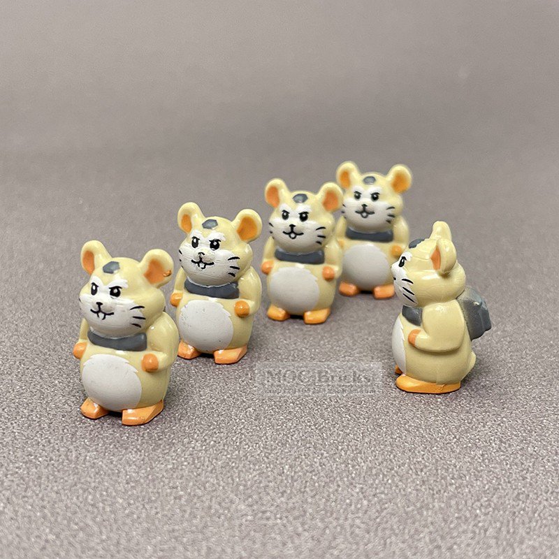 Hamster Building Block Minifigures Compatible Lego Zoo Set