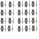 20pcs Royal Guard Knight Armor Minifigures Compatible Lego Medieval Knights Sets