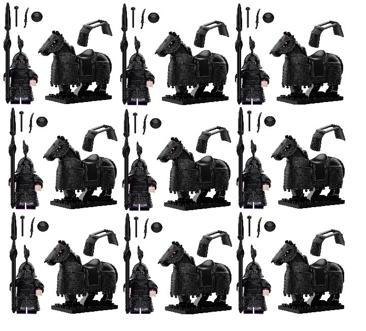 Hun Heavy Cavalry Minifigures Compatible Lego Ancient Rome Set