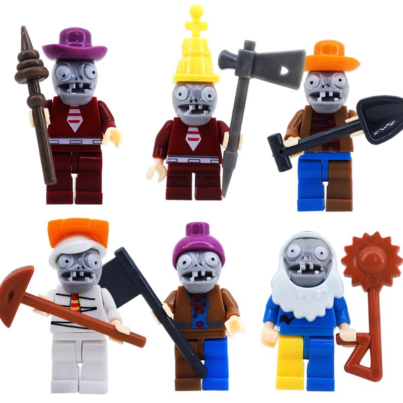 Plants VS. Zombies Zombie Minifigures Compatible Lego Toy Set