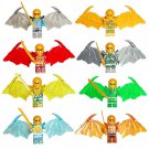 Wings of the Dragon Flying Phantom Ninjago Minifigures Compatible Lego Movi Set