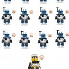 13pcs Commander Bly ARC Trooper Minifigures Compatible Lego Star Wars Set