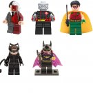 Hush Robin Catwoman Batgirl Minifigures Compatible Lego Batman Gotham Set