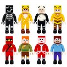 Steve Herobrine Panda Minifigures My world Set