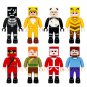Steve Herobrine Panda Minifigures My world Set